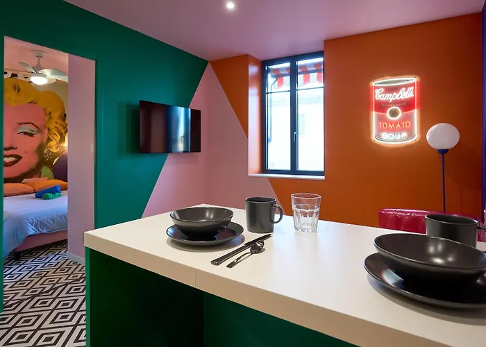 La Orange - Pop'art - Proche Cite Medievale Et Centre A Pied Apartament Carcassonne