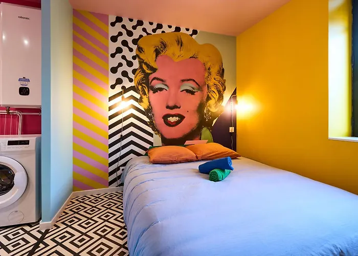 Apartament La Orange - Pop'art - Proche Cite Medievale Et Centre A Pied Carcassonne
